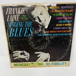 Frankie Laine Singing The Blues Mercury Wing Hi Fidelity Vinyl Record MGW 12158